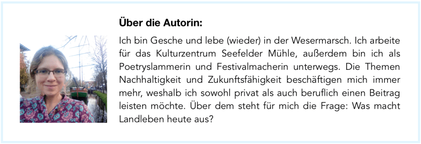 Autorinnenprofil Gesche Gloystein