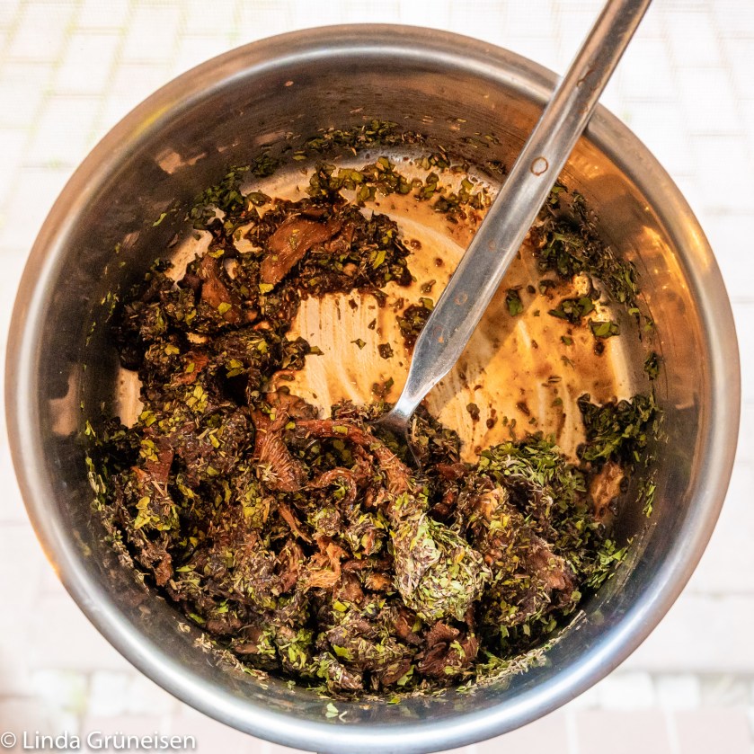 Pilzpesto für Gemüsepaste DIY