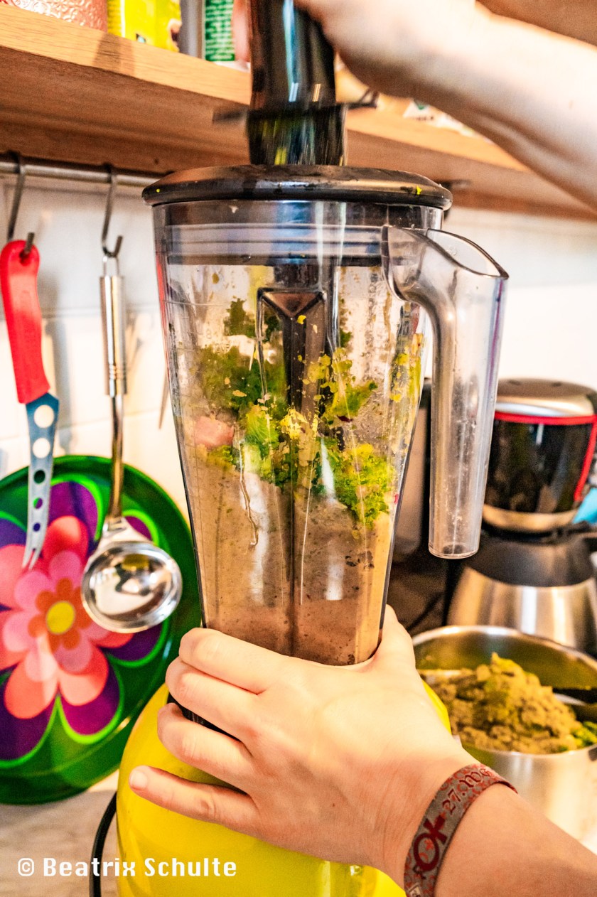 Elektromixer für frisches Gemüse, Gemüsepaste DIY