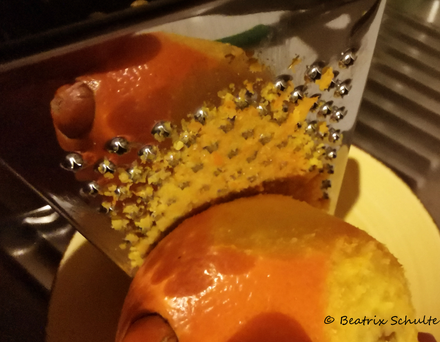 Orangenzesten herstellen